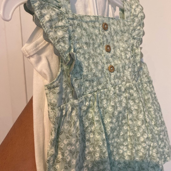 Carter's Green Floral Top and Shorts Set - Picture 3 of 3